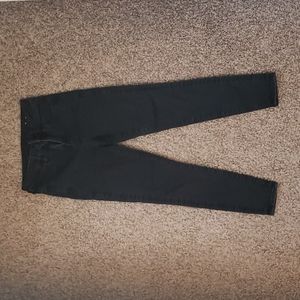 American Eagle, black skinny jeans, size 2 short